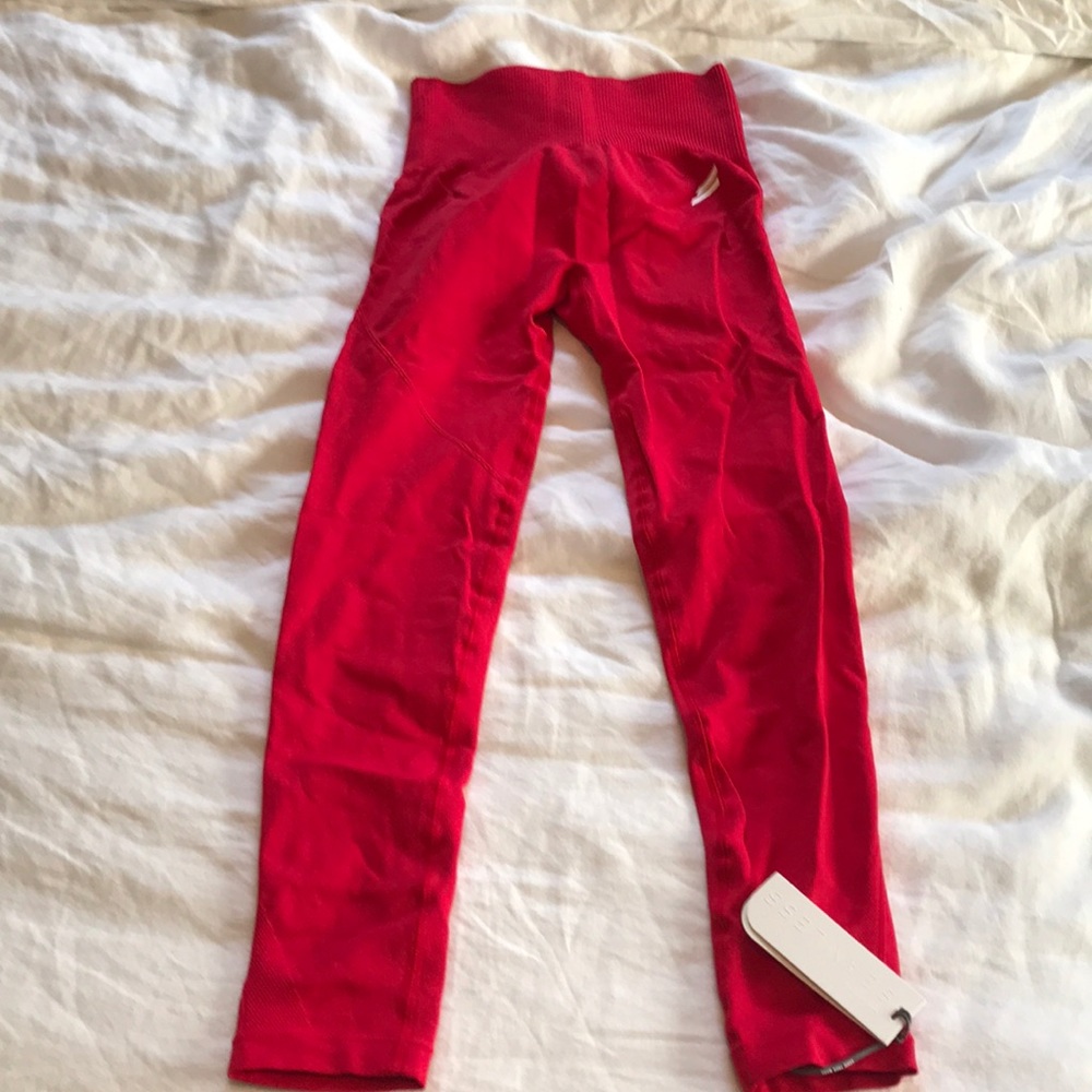 DoYouEven Seamless Ruby Red Leggings